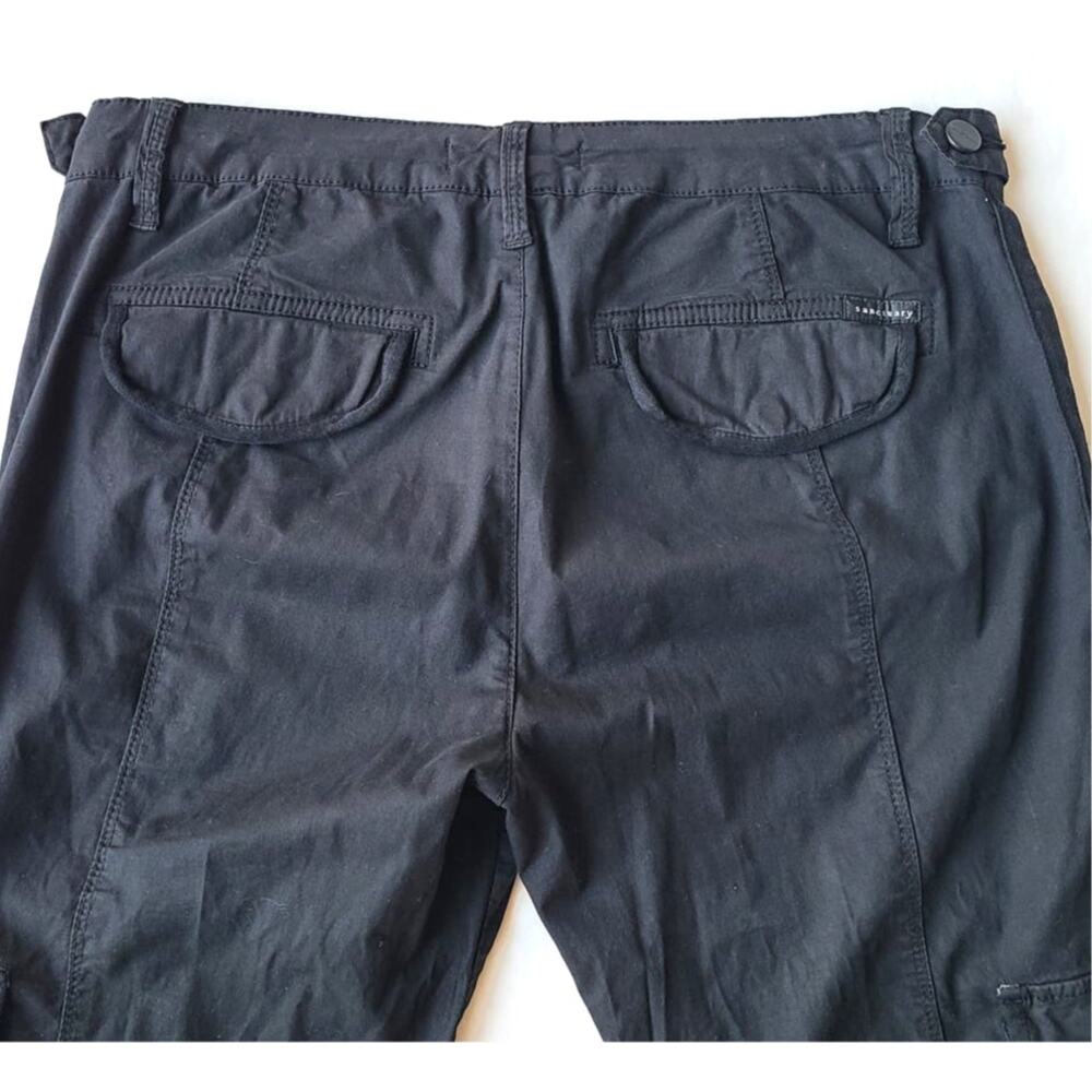 Sanctuary Capri Cargo Standard Rise Utility Black Pants Women's Size 28 - Picture 9 of 13
